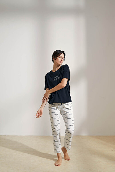 Hays Kadın Pamuklu Midi  Pijama Altı