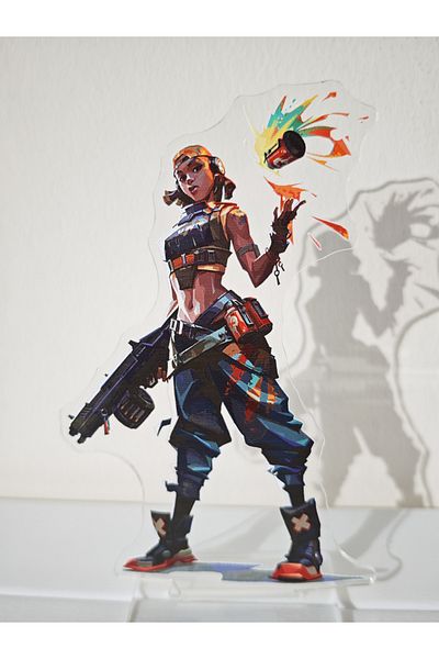 Yenaplanner Valorant Raze Character Figure Stand