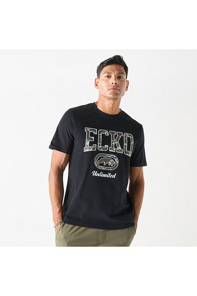 ECKO Unltd Logo Print T-shirt Crew Neck