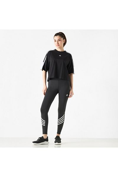 Kappa Logo Embroidered T-shirt with Crew Neck and Short Sleeves