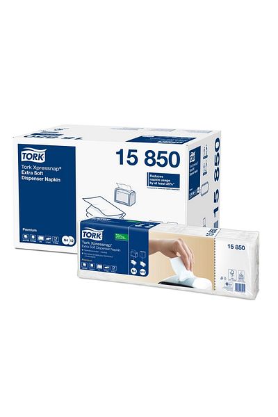 TORK Xpressnap Dispenser Napkin Premium 200 Sheets 40 Packs in Box