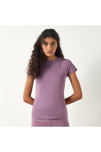 Kappa Logo Print T-shirt with Crew Neck and Short Sleeves