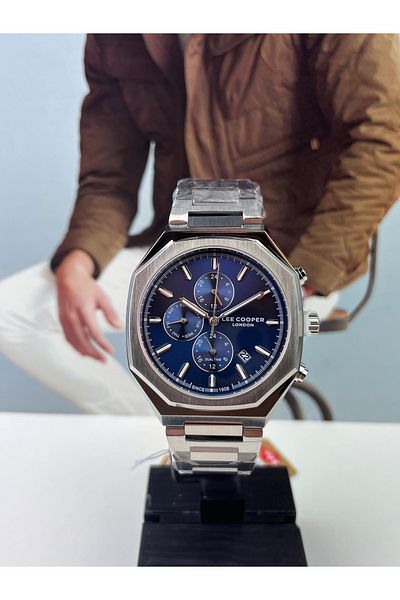 Lee Cooper STEEL MEN'S WRISTWATCH 5 ATM WATERPROOF