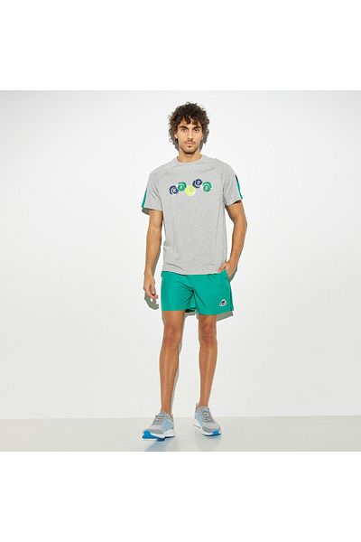 Kappa Graphic Print T-shirt with Raglan Sleeves and Round Neck