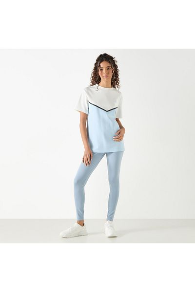 Kappa Colourblock T-shirt with Short Sleeves