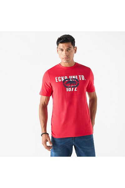 ECKO Unltd Logo Print Crew Neck T-shirt