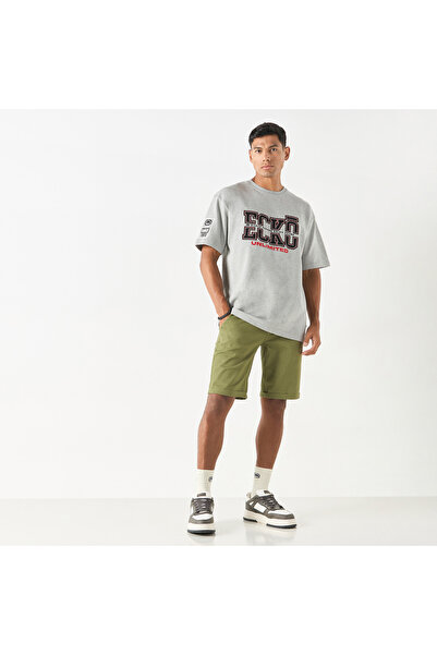 ECKO Unltd Embroidered Crew Neck T-shirt