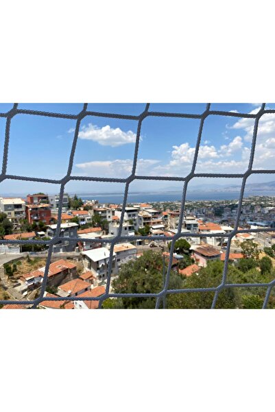 balkon çocuk güvenlik filesi 8x1.80 6mm kalınlığında 10x10 göz aralığında file