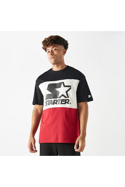Starter Print Crew Neck T-shirt with Short Sleeves