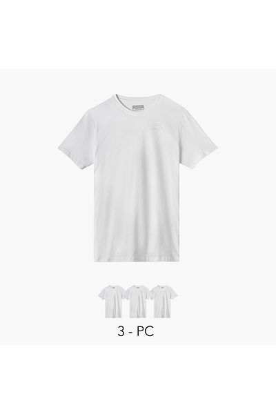 Kappa Set of 3 - Kappa Crew Neck Regular Fit T-shirt with Short Sleeves
