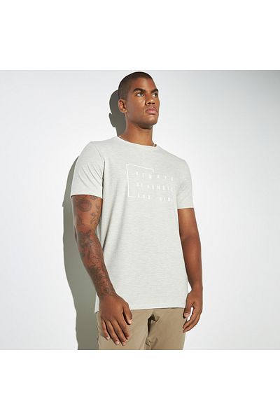 Iconic Typography Print Crew Neck Pique T-shirt with Short Sleeves