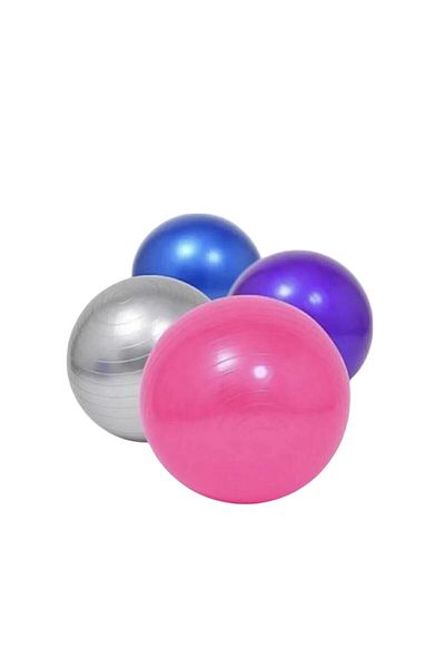 CocoVia Set de 2 mingi Pilates - Minge cu plăci de 65 cm și set de mingi de echilibru de 20 cm
