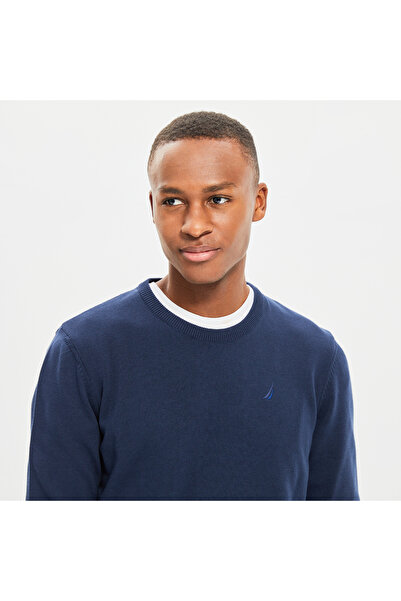 Nautica Men's Navy Blue Knitwear