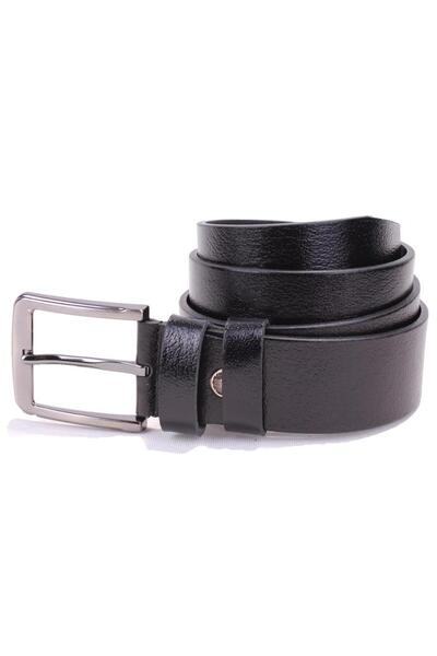 DAGOSTER DMK26-467DG Μαύρη ανδρική ζώνη από γνήσιο δέρμα 4 cm