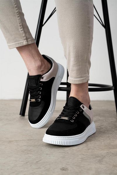 L.A Polo 311 Black Ice Color White Sole Men's Casual Shoes