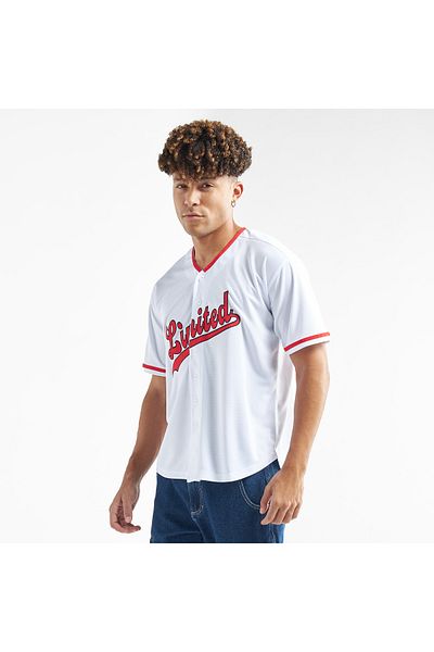 FAV Typography Print Baseball Shirt