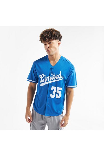 FAV Typography Print Baseball Shirt