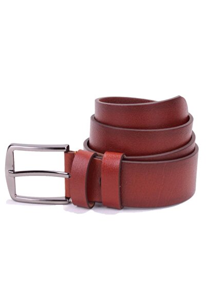 DAGOSTER DMK26-467DG Ανδρική ζώνη Tan 4 cm από γνήσιο δέρμα