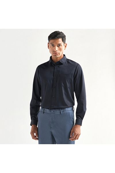 FAV Regular Fit Shirt with Long Sleeves and Pocket