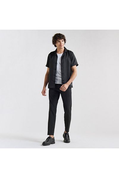 FAV Jacquard Shirt with Camp Collar