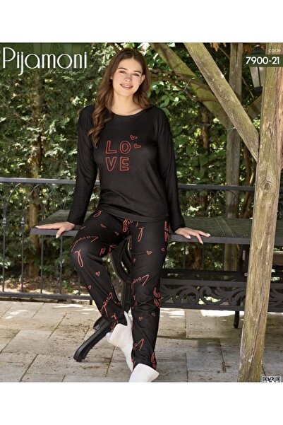 Pijamoni kadın termal pijama takımı