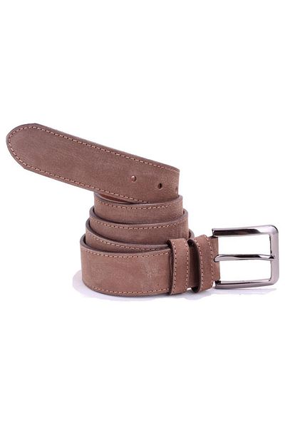 DAGOSTER DMK26-464DG Ανδρική ζώνη βιζόν 4 cm από γνήσιο δέρμα