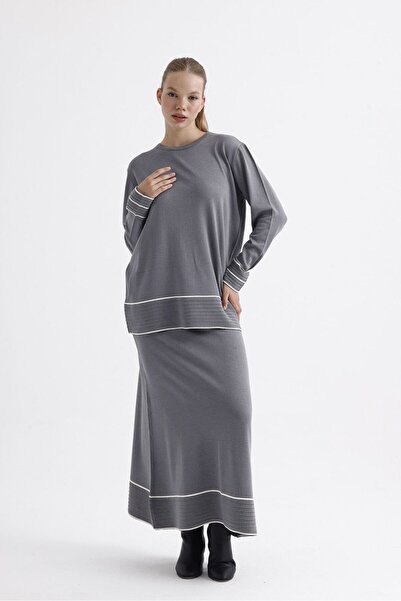 Butik Triko Etekli Takım. Merserize soğuk iplik.