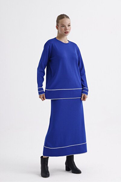 Butik Triko Etekli Takım. Merserize soğuk iplik.