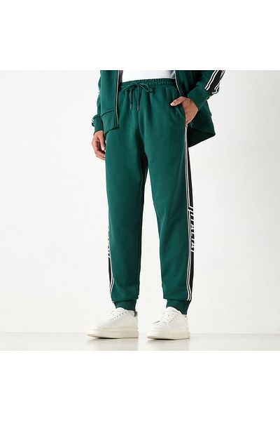 Kappa Logo Detail Joggers with Drawstring Closure