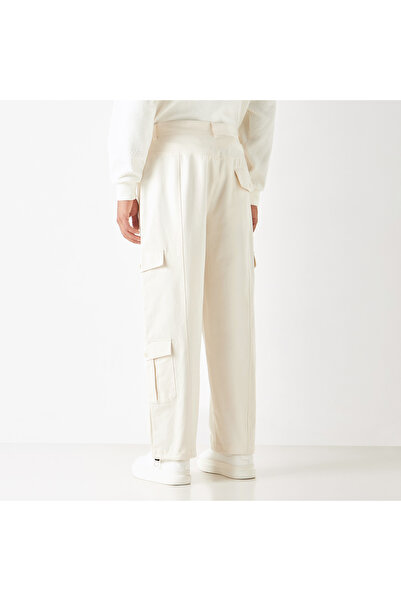 Iconic Solid Relaxed Fit Pants with Pockets