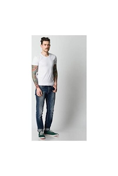 Mavi Ανδρικό λευκό μπλουζάκι Stretch 061747 -620