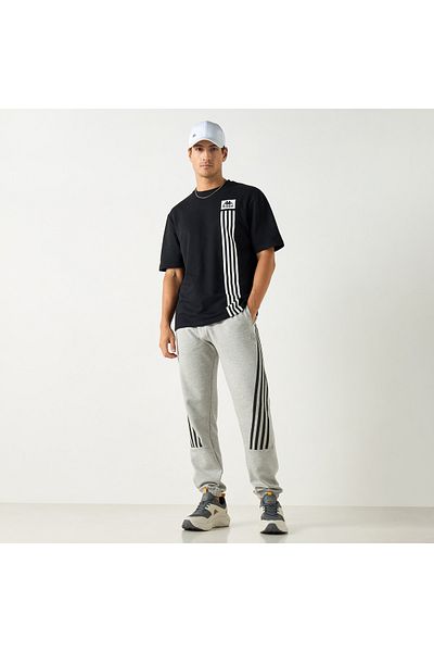 Kappa Striped Detail Joggers with Drawstring Closure and Pockets