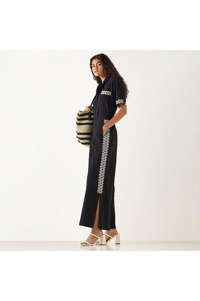 2Xtremz Embroidered Wide Leg Pants