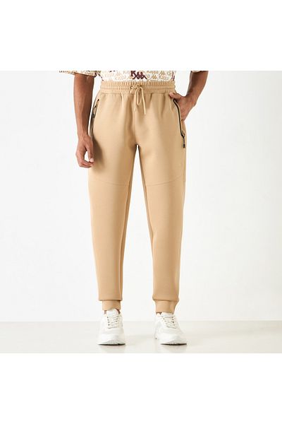 Kappa Joggers with Drawstring Closure and Pockets