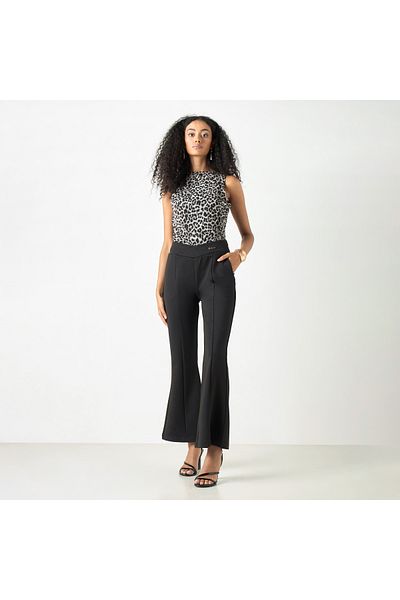 2Xtremz Plain Mid-Rise Trousers with Pockets