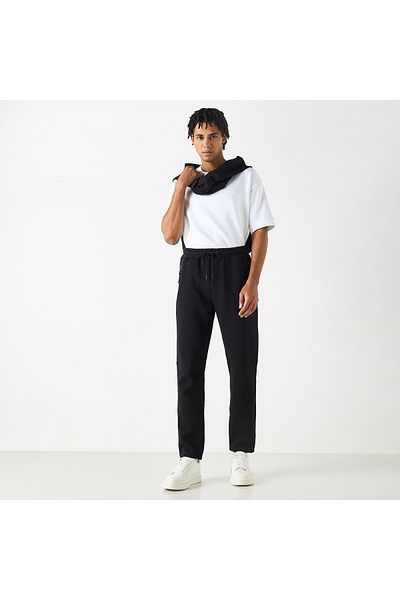 Kappa Track Pants with Drawstring Closure and Pockets