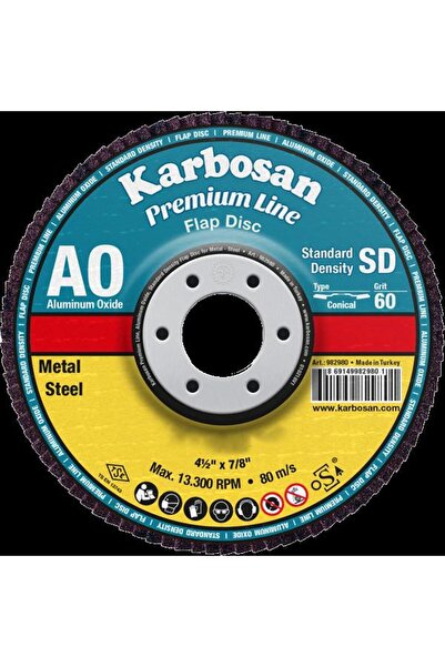 KARBOSAN Flap Disk Ao Axpr11 Sd 125mm 40 Kum Konik - 983050