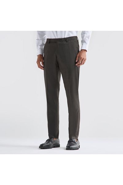 FAV Textured Regular Fit Flexi Waist Trousers with Pockets