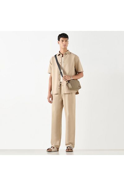Iconic Textured Pants with Drawstring Closure and Pockets