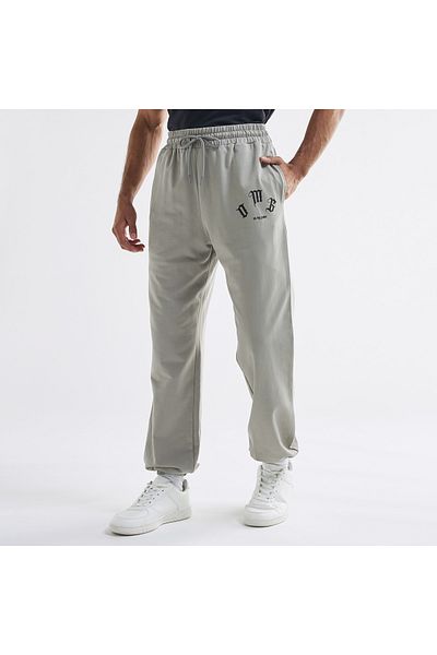 FAV Typography Print Flexi Waist Joggers with Drawstring Closure and Pockets