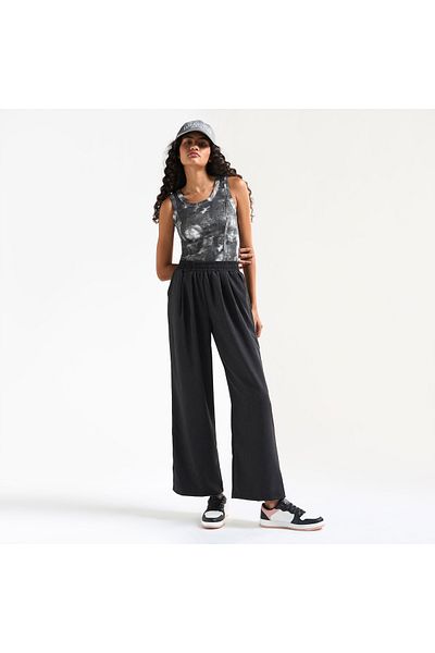 FAV Wide Leg Joggers with Elasticated Waistband and Pockets