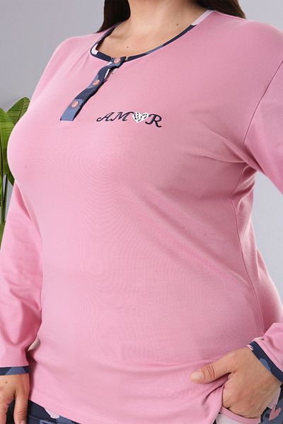 Bella Linda Cotton Plus Size Women's Pajama Set
