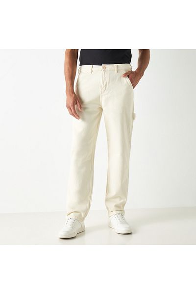 Lee Cooper Regular Fit Mid-Rise Jeans with Pockets