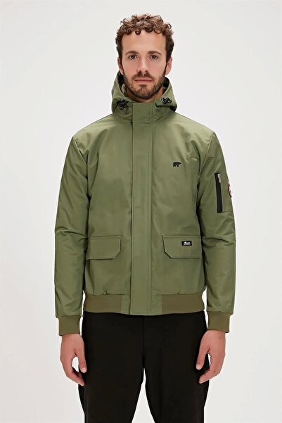 Bad Bear Sweat Bomber Men's Jacket - Khaki