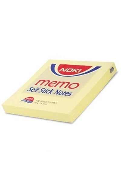 Noki Memo 75 X 75mm Adhesive Note Paper 100 Sheets