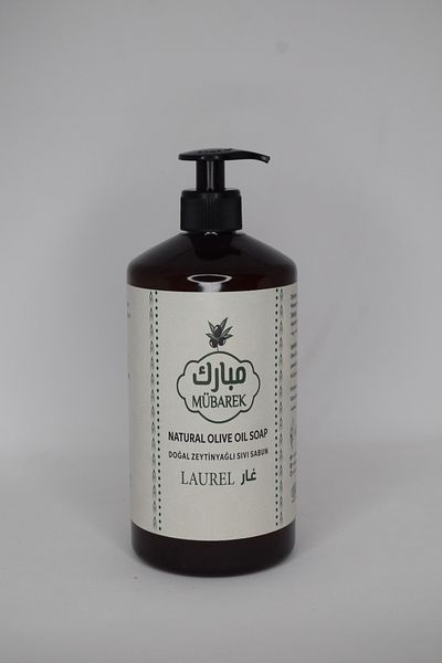 Mübarek Defne Sabunu 1L Natural Laurel Liquid Soap with Olive Oil
