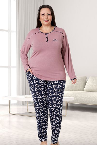 Bella Linda Viscose Plus Size Women's Pajama Set