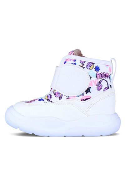 Kids Club Shoes Vicco Santo Orthopedic Kids Snow Boots WHITE