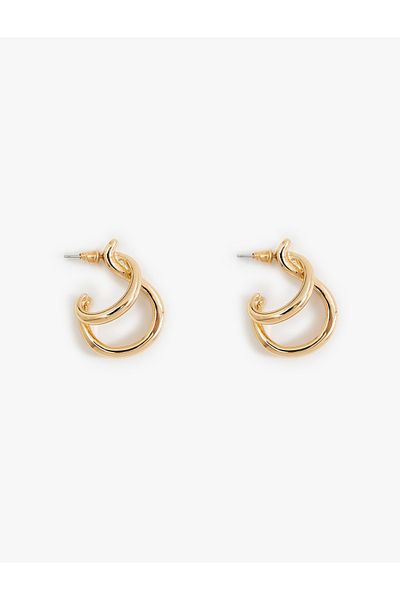 Koton Abstract Hoop Earrings - Stylish and Comfortable