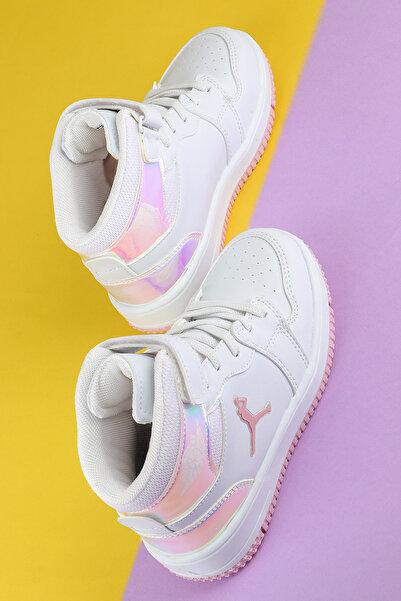 Vojo Motion Light Sole High Top Velcro Basketball Shoes